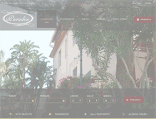 Tablet Screenshot of albergoristoranteparadiso.it